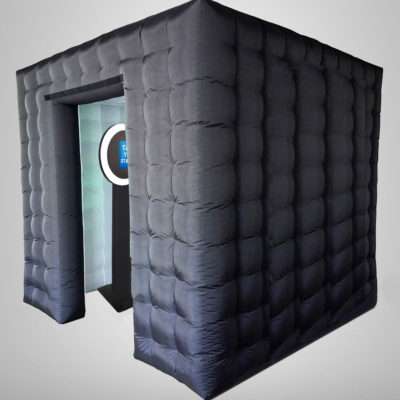 Black Inflatable Booth CUBE LUX